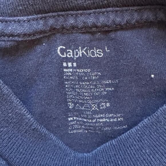 gap Gi joe comic book graphic tee boys large navy blue short sleeve casual - Picture 3 of 7